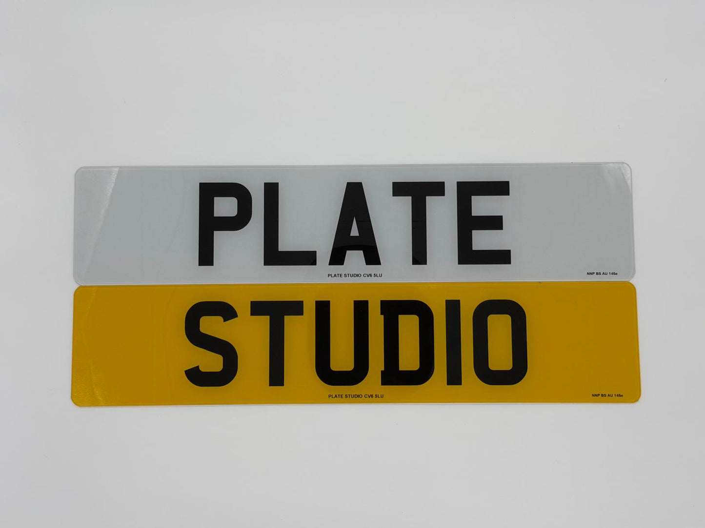 2D STANDARD PRINTED SHOW PLATES