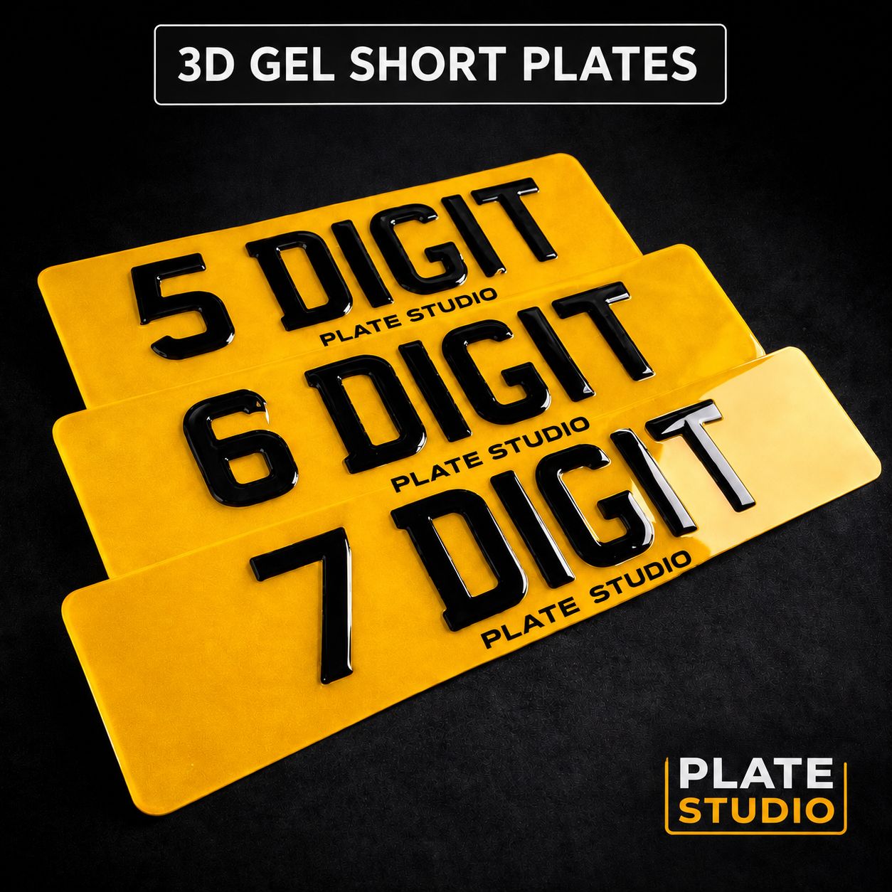 3D GEL SHORT PLATES