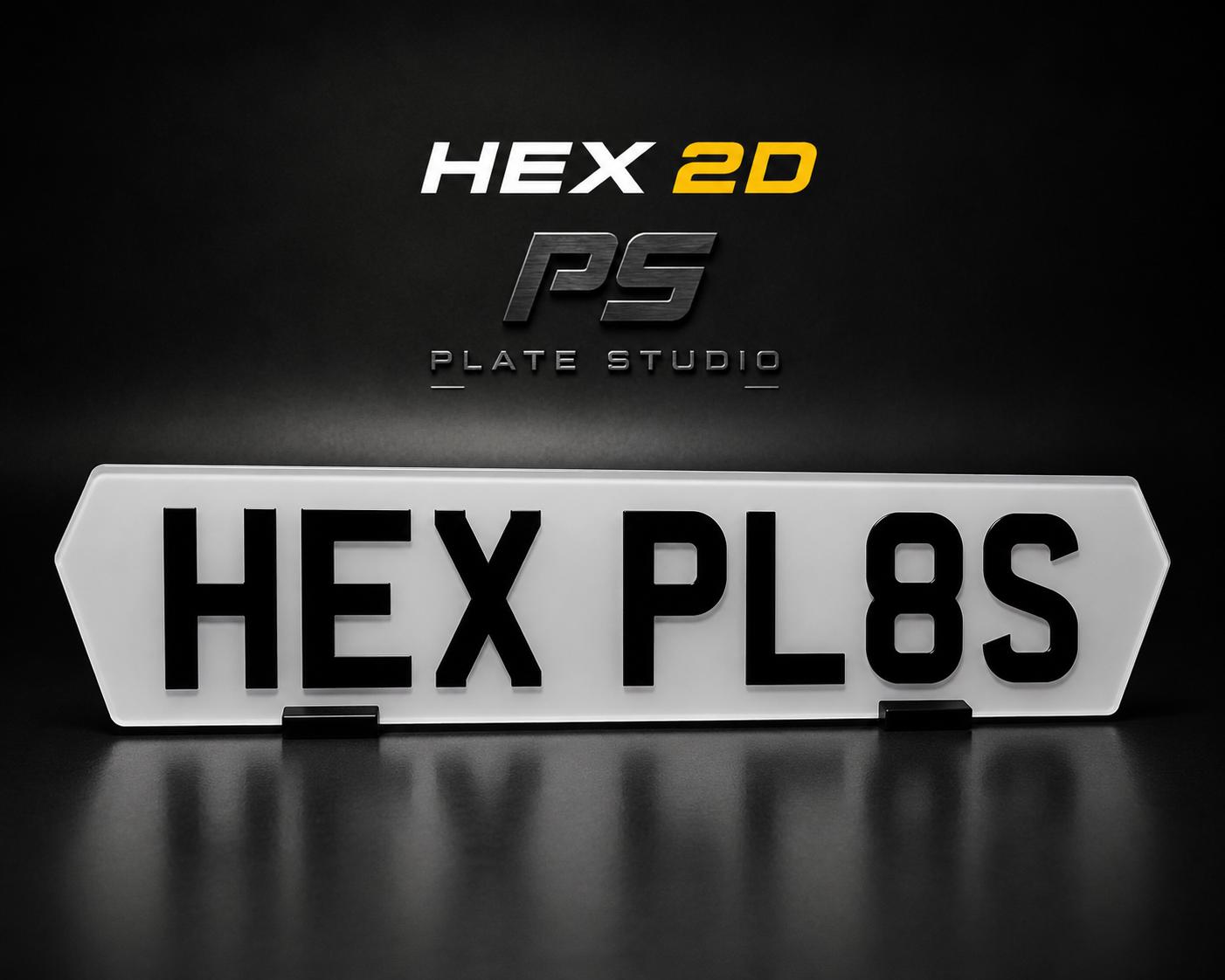 HEX 2D PRINTED PLATES