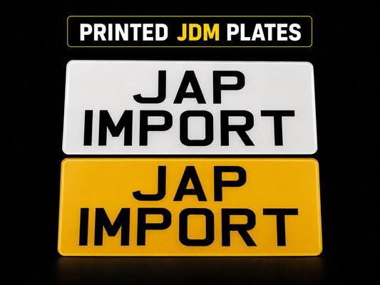 PRINTED JDM PLATES