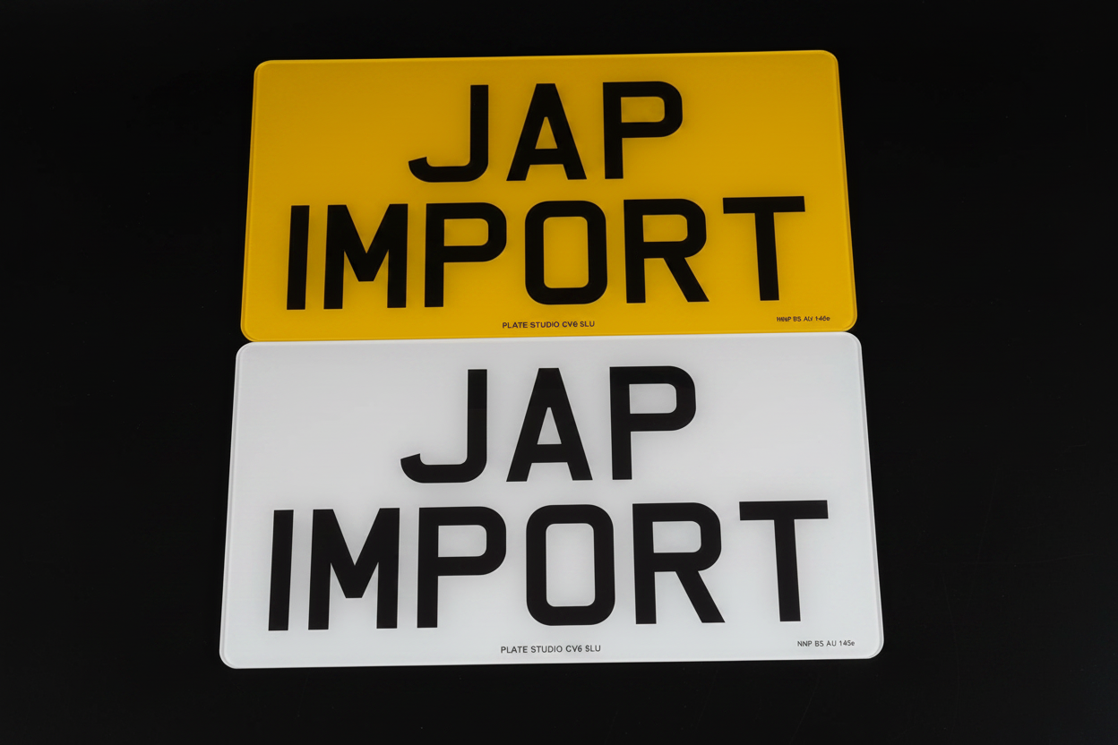 PRINTED JDM PLATES